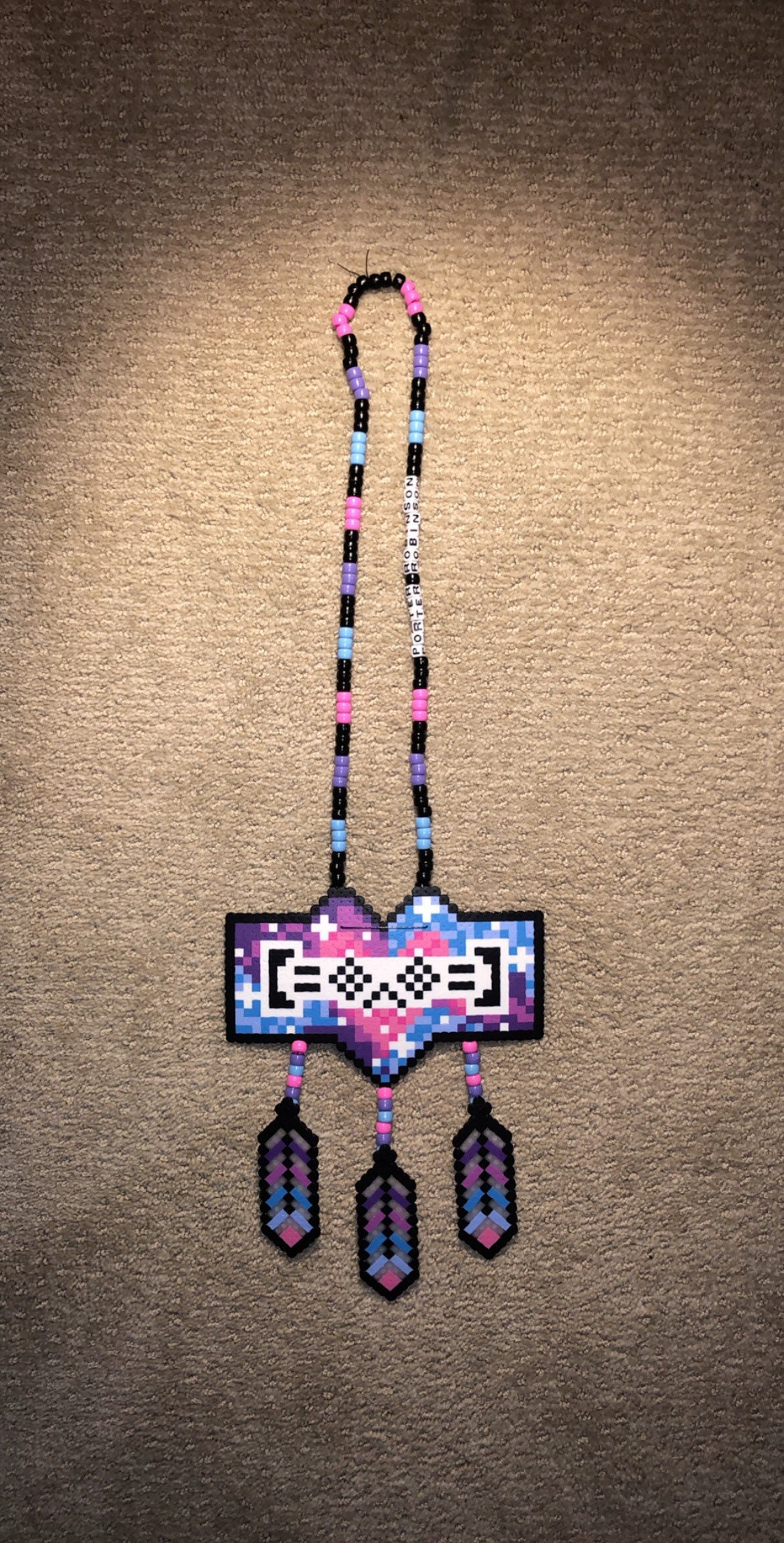 Wooli Vuitton Kandi Perler Necklace 