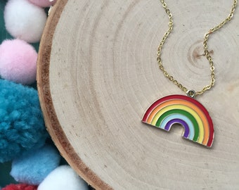 Rainbow necklace 