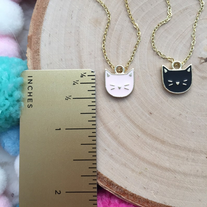 Diamond Rose Kitten Cat Necklace Cat Jewelry Etsy