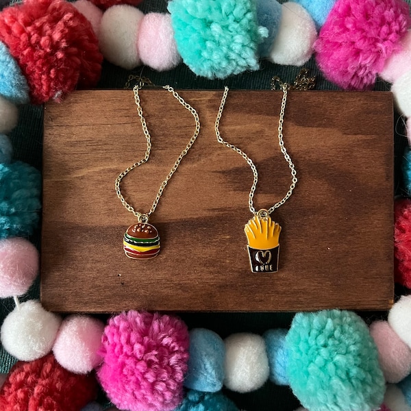 Burger Jewelry Etsy