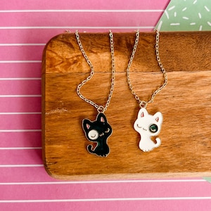 Spot the Kitten - Cat Necklace - Cat Jewelry - Children&#39;s Jewelry - Girl Jewelry - Kitten Jewelry - Charm Necklace - Girl Gift