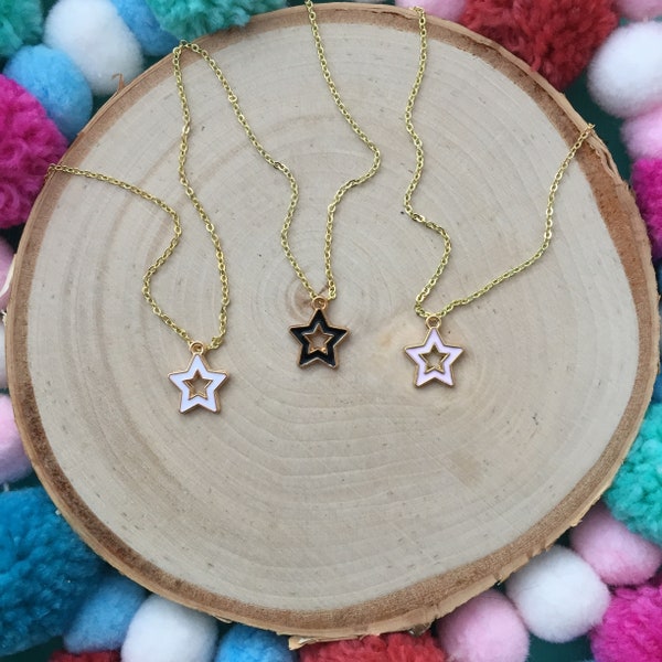 CLEARANCE 50% OFF - Star Necklace - Star Jewelry - Children's Jewelry -Girl Jewelry -Modern Jewelry -Charm Necklace -Girl Gift