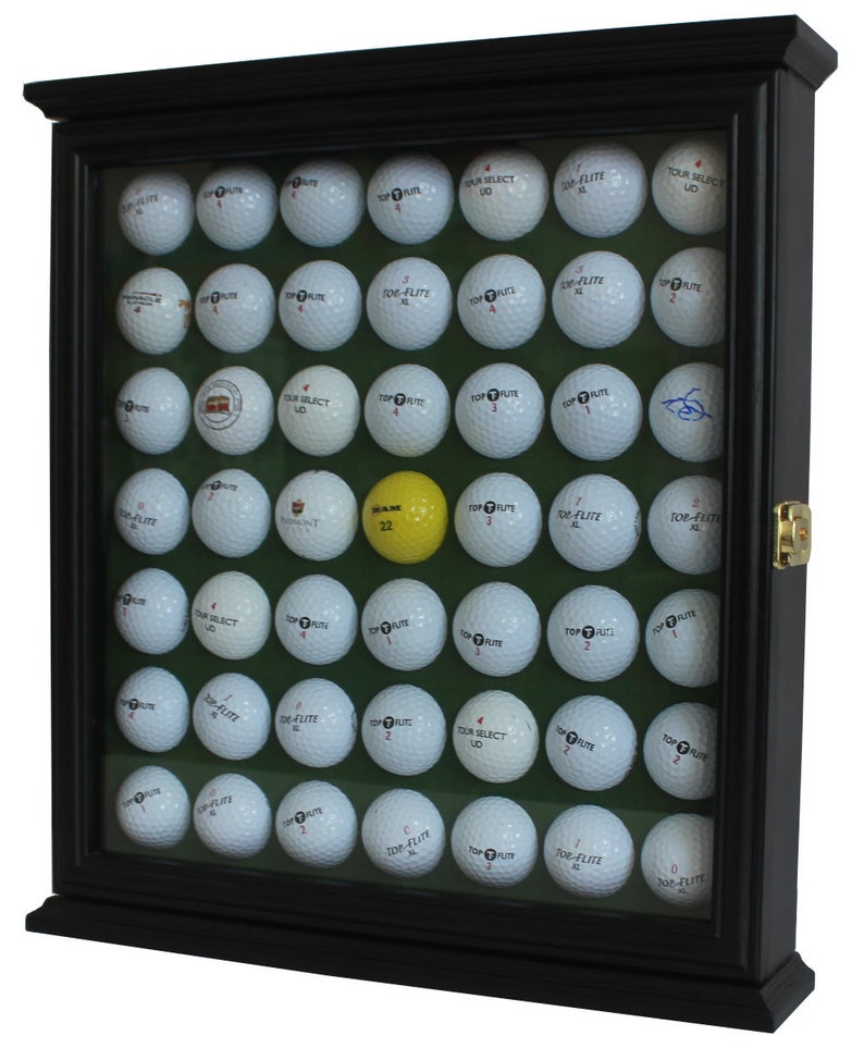 49 Golf Ball Display Case Holder Rack w/Lockable Etsy