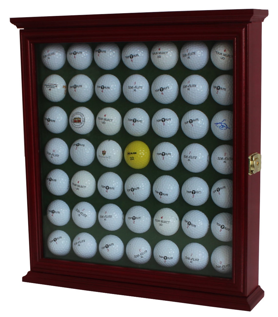 49 Golf Ball Display Case Holder Rack w/Lockable Etsy