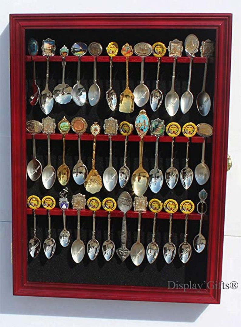 36 Spoon Display Case Rack Spoon Display Case Etsy