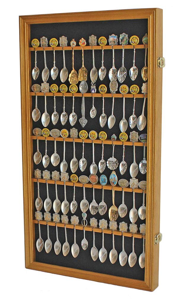 60 Spoon Rack Display Case Holder Wall UV Protection Etsy