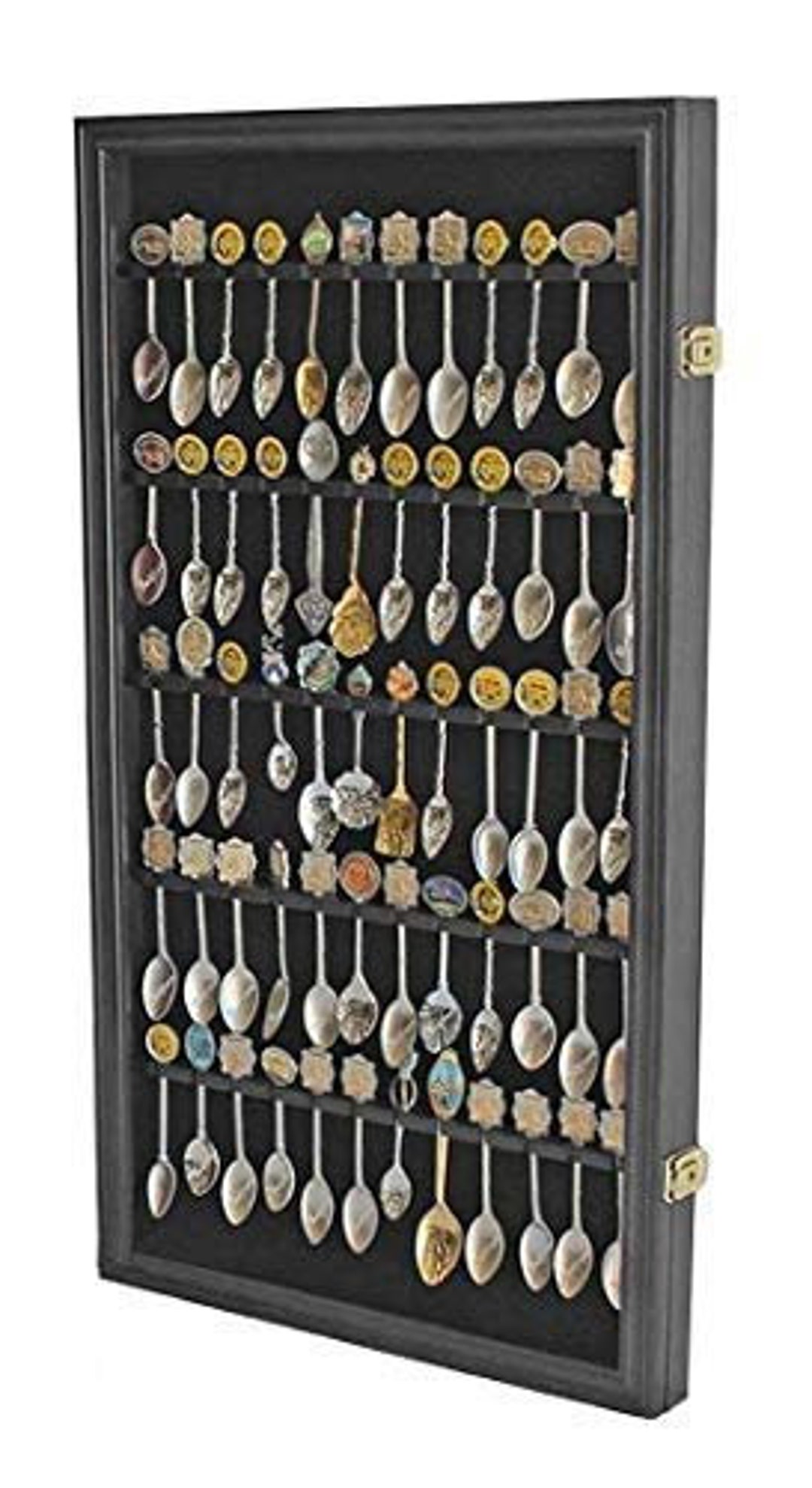 60 Spoon Rack Display Case Holder Wall UV Protection Etsy