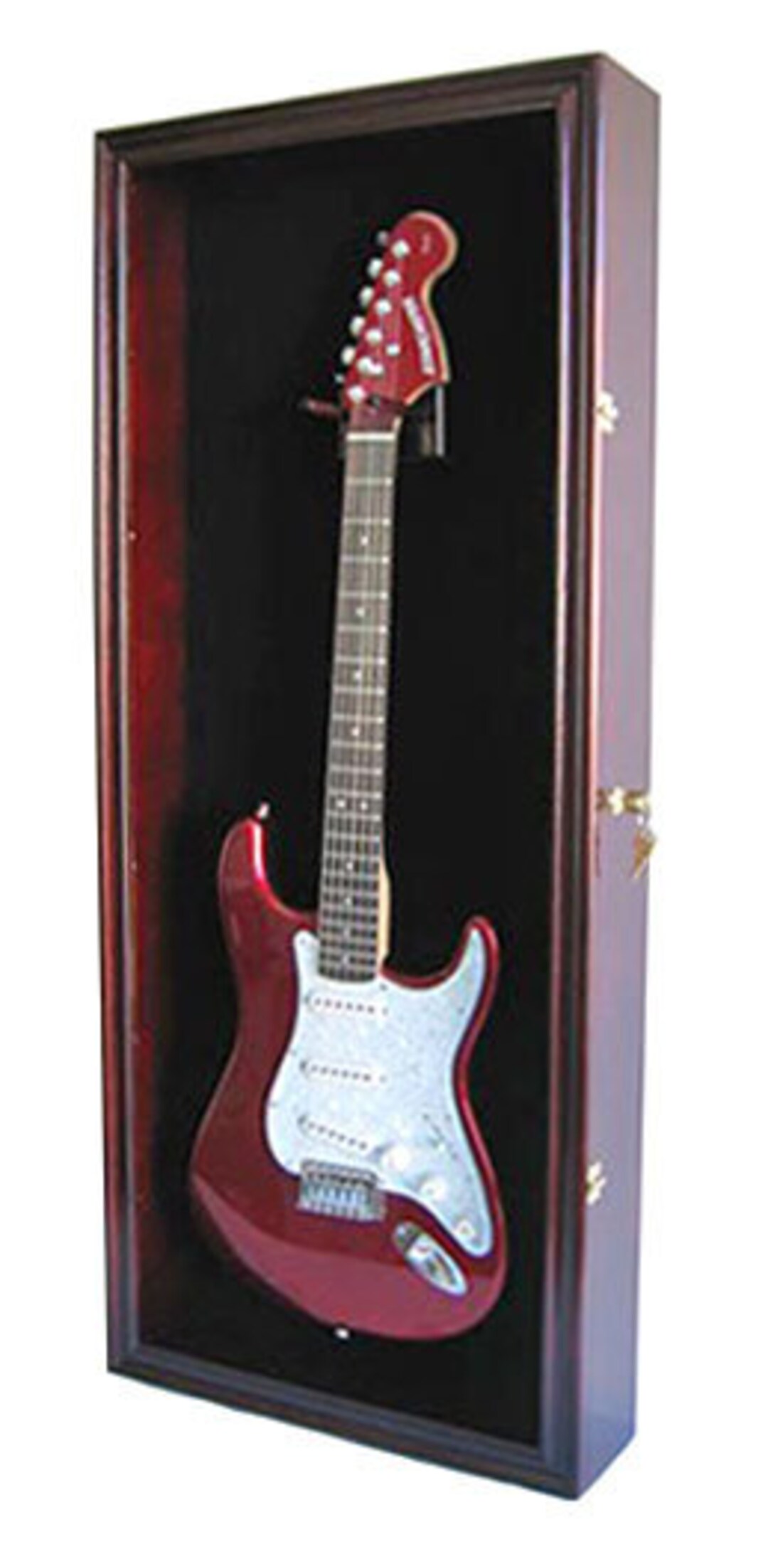 Electric Guitar Display Case Wall Mount With Etsy