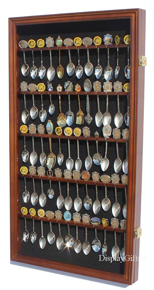 60 Spoon Rack Display Case Holder Wall UV Protection Etsy