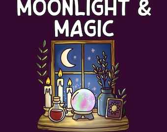 Moonlight & Magic Coloring Book by Taylor Michelle, PDF, Digital book