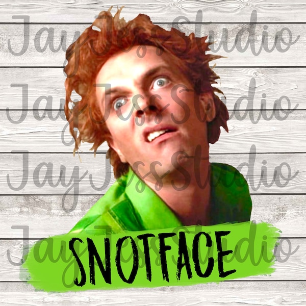 Drop Dead Fred, Snotface, digital download, png, jpg, sublimation
