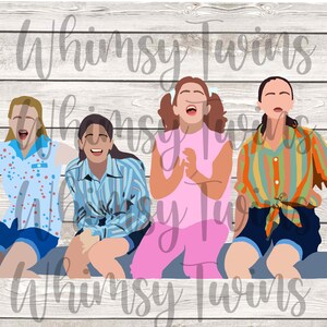 Now and Then, digital file, jpg, png,  sublimation, waterslide, vinyl, movie