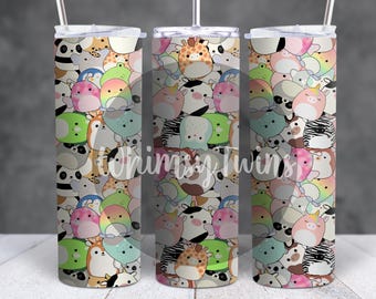 Squish tumbler wrap, skinny straight, sublimation, printable, pattern, PNG