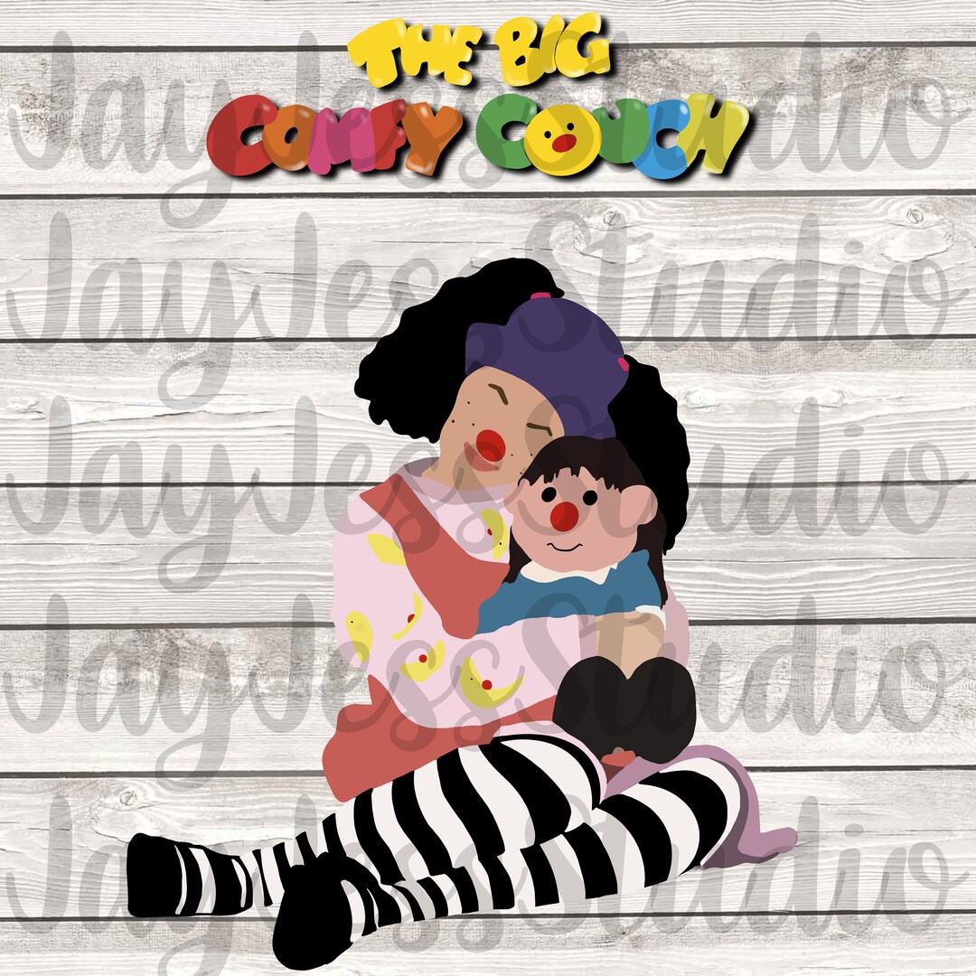 Big Comfy Couch, Molly Loonette, Digital Download, Png, Jpg ...
