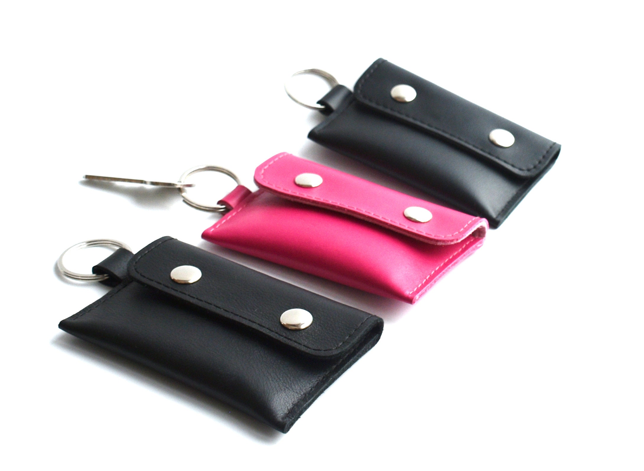 Wallet key ring Keychain wallet Wallet keychain Cardholder Etsy