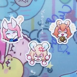 Melusine emoji&#39;s - Sticker set - The Melusine&#39;s cute and varied personalities