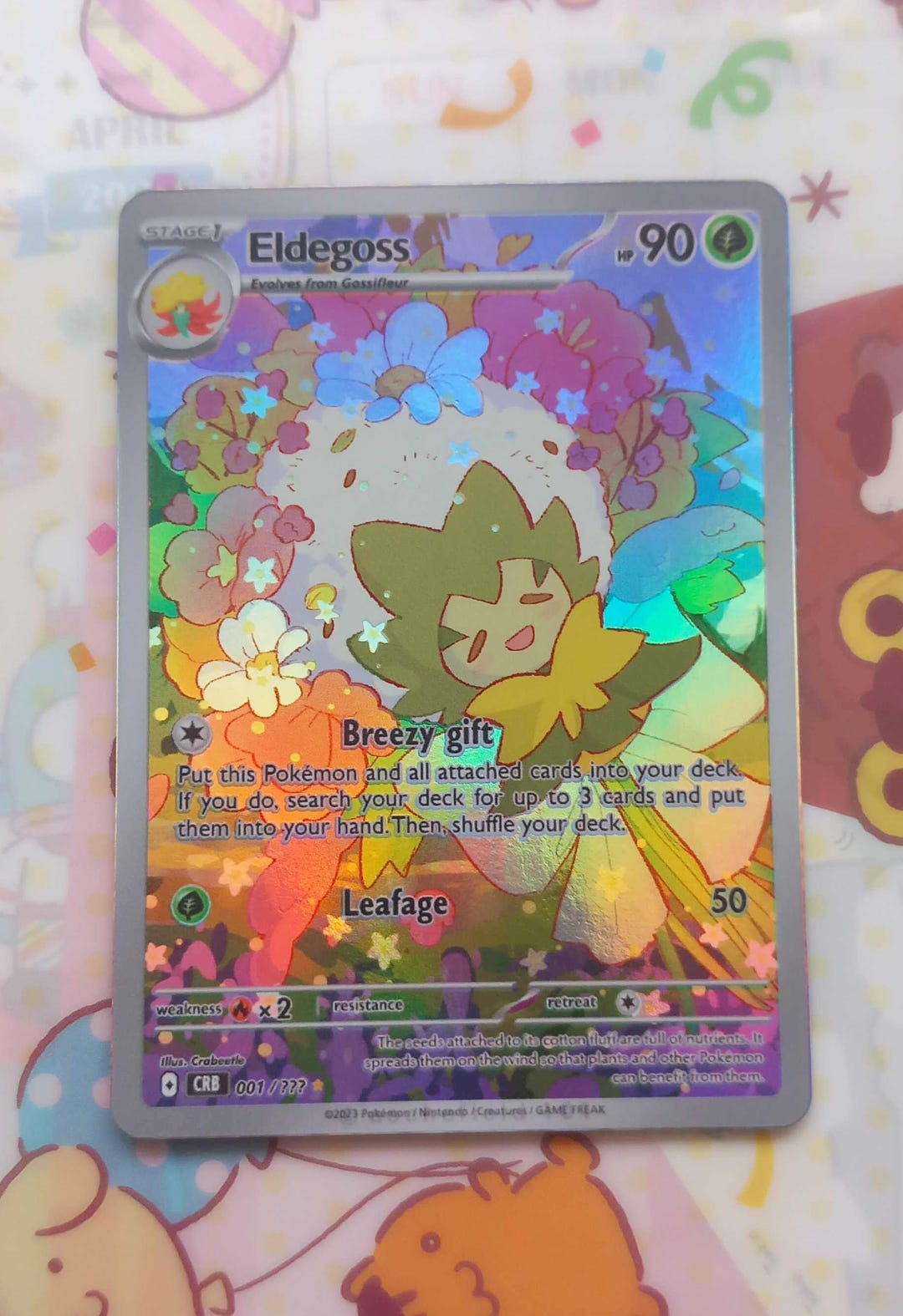 Eldegoss Illustration Rare Full Art Customised Card - Etsy Eldegoss Illustration Rare Full Art Customised Card - Etsy