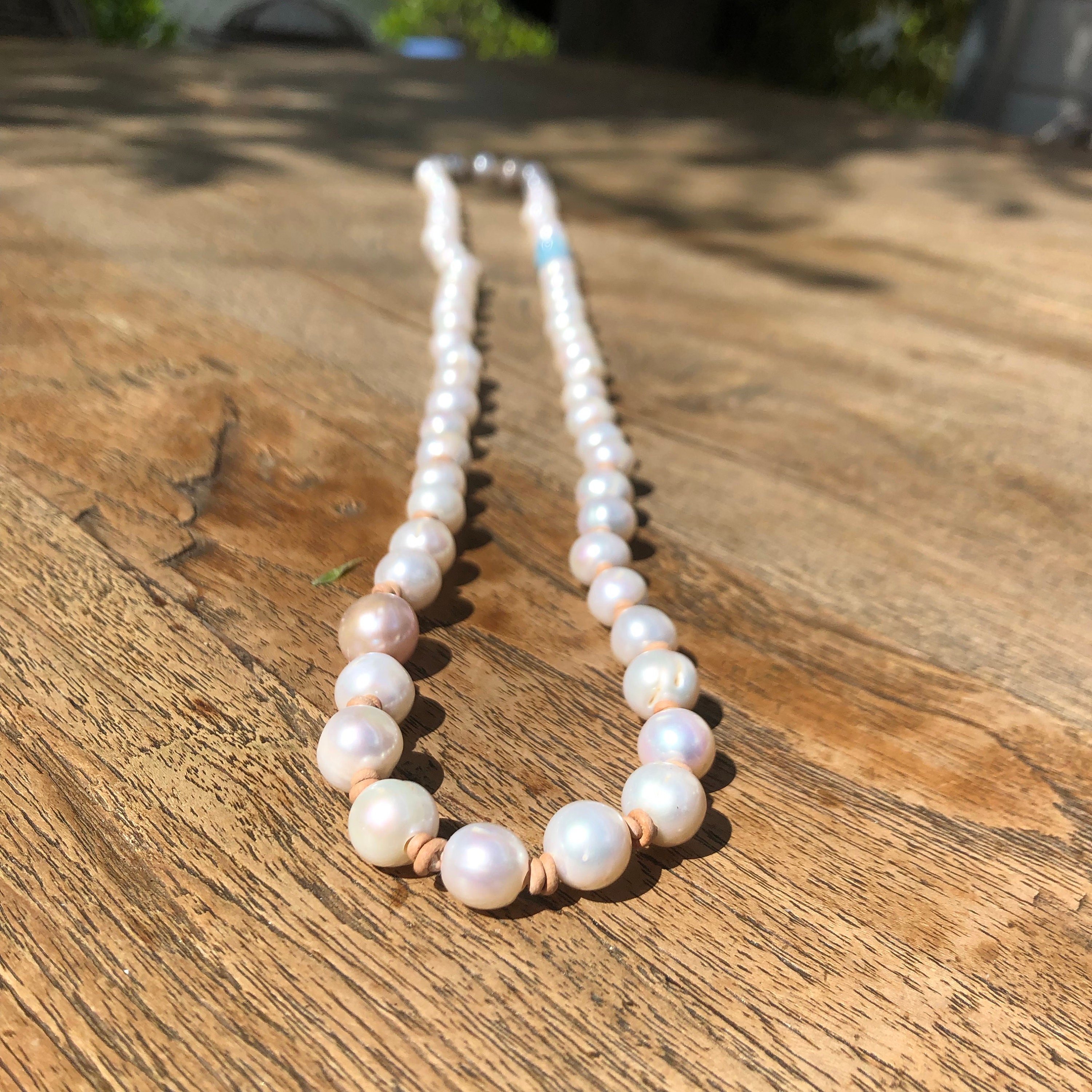 Long Freshwater Pearl Necklace