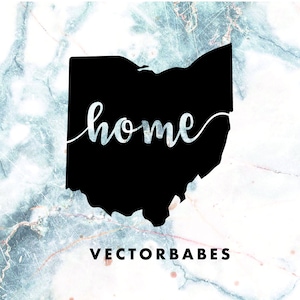 Ohio Home SVG Diseño NAVIDAD