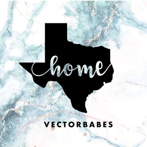 Texas Home SVG Design