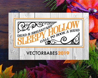 Dead & Breakfast - Sleepy Hollow SVG PNG PDF