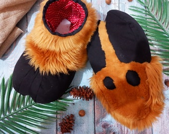 Custom Fursuit Hooves: Indoor Furry Feet Paws Socks
