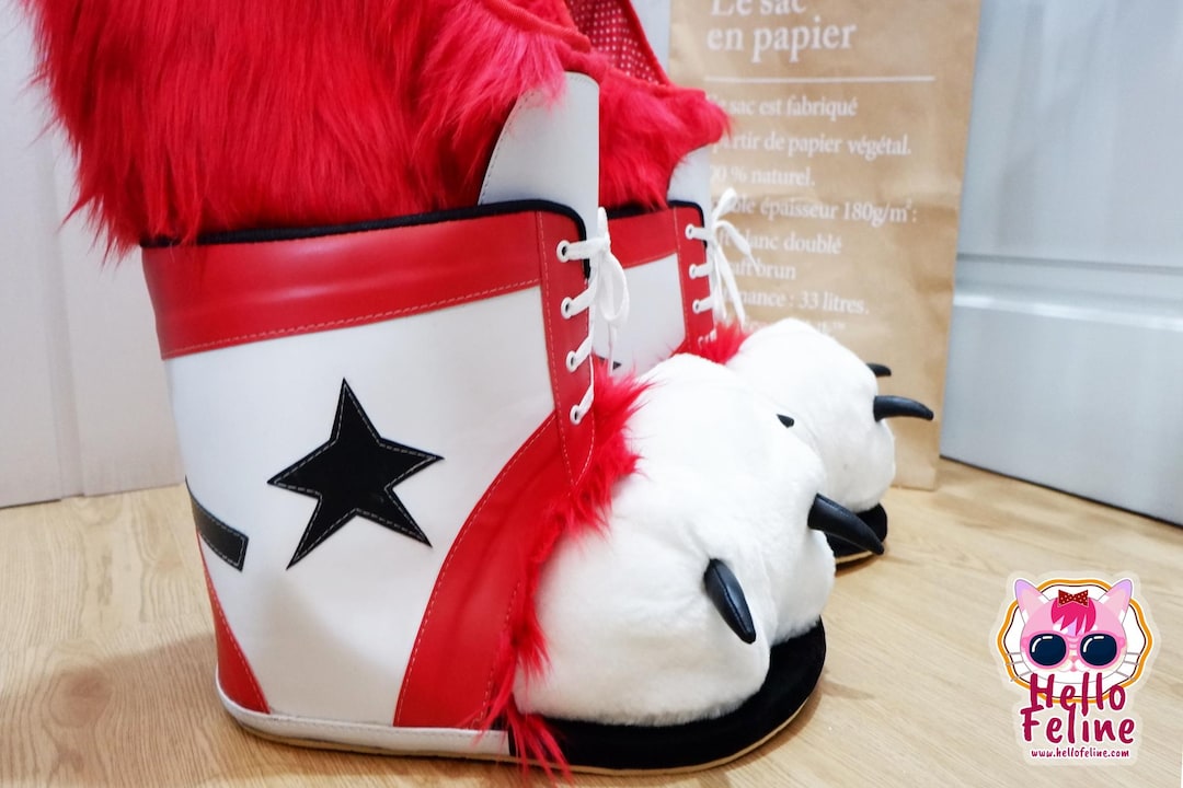 Fursuit Sneakers /shoes for Your Digitigrade Indoor Feet Paws Partial ...