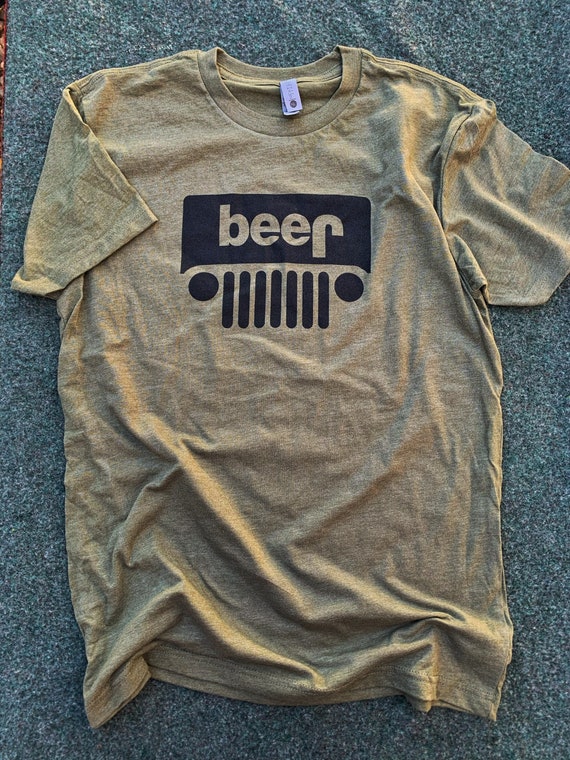 Jeep Beer T Shirt Super Soft Screen 