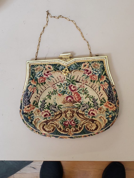 One of a Kind, Antique French Purse, Hand Made!