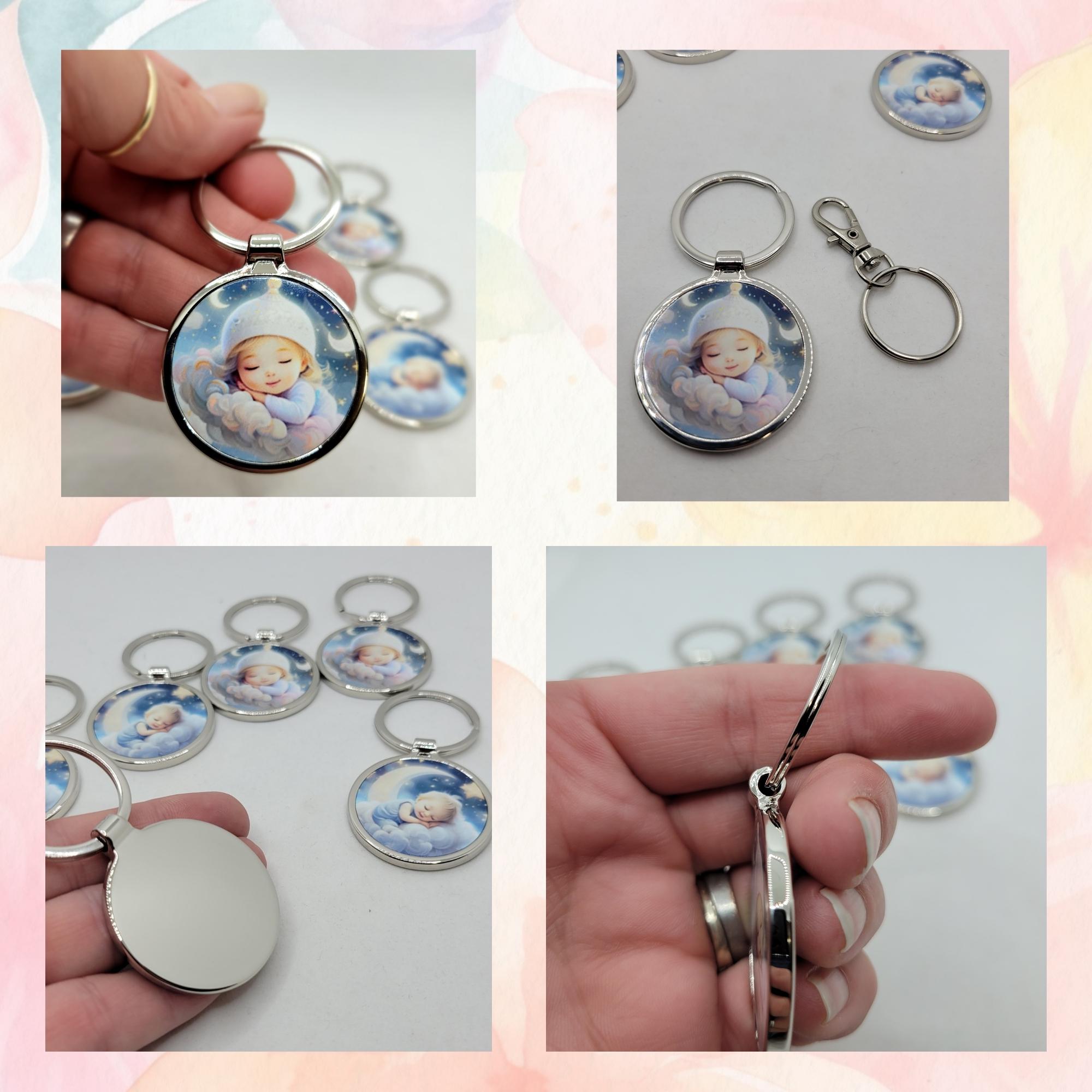 Dad Key Rings Metal Parent/ Mom/dad/ Metal Keyring/ Photo/ Keyrings/ Newborn/ Parent Gift ...