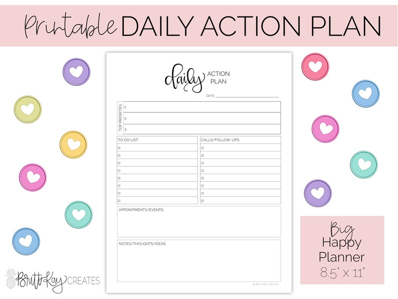 Daily Action Plan Printable BIG Happy Planner Insert Daily Etsy daily-action-plan-printable-big-happy-planner-insert-daily-etsy