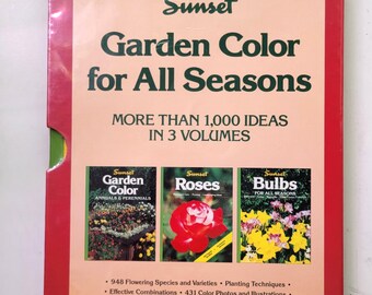 Vintage Set of Sunset Books Unopened- Garden Color for All Seasons
