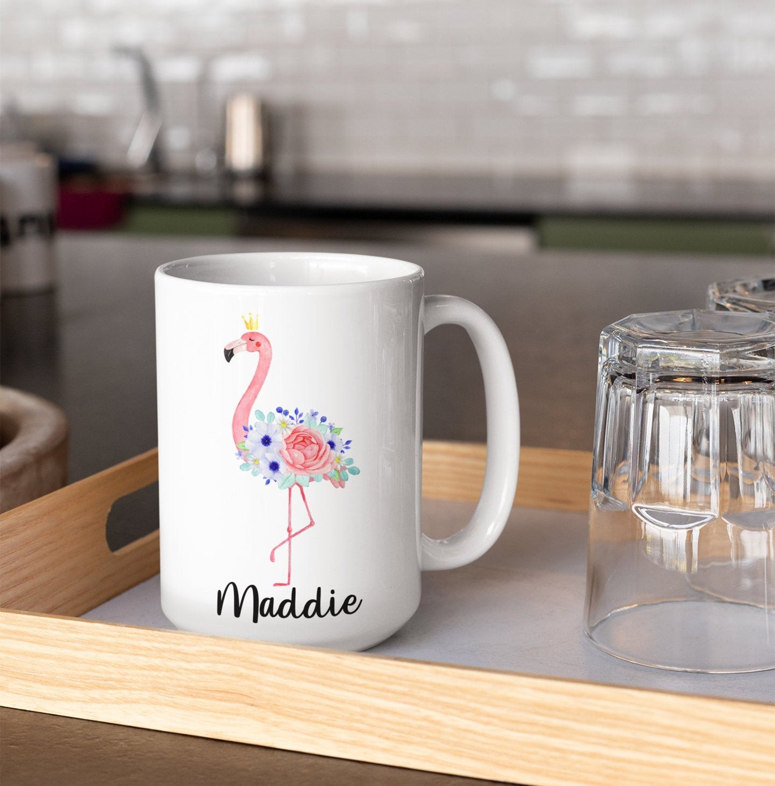 Flamingo mug custom flamingo gifts for women Personalized Etsy