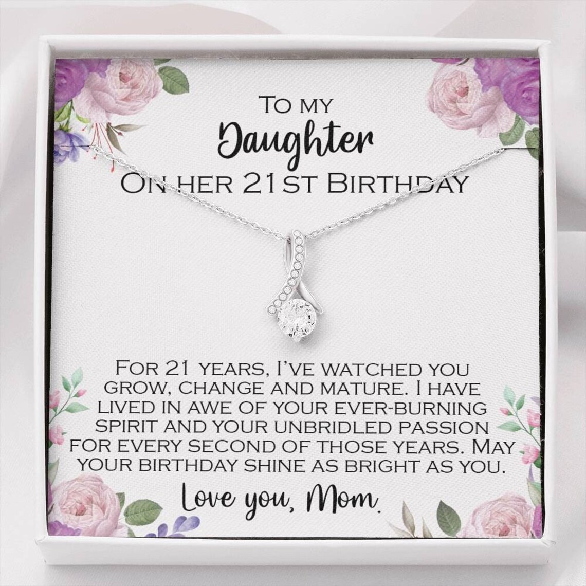 21st Birthday gift for her from mom gifts for daughter on