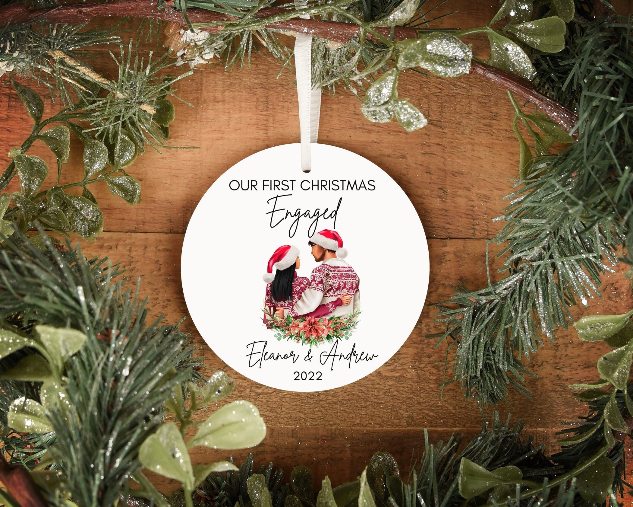 Discover Engagement Ornament, Engagement Gifts for Couple