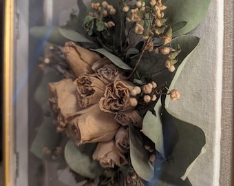 Preserved Wedding Bouquet Wall Art