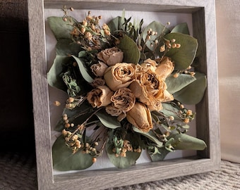 Preserved Wedding Bouquet Wall Art