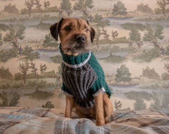 Custom Made Waffle Knit Dog Jumper