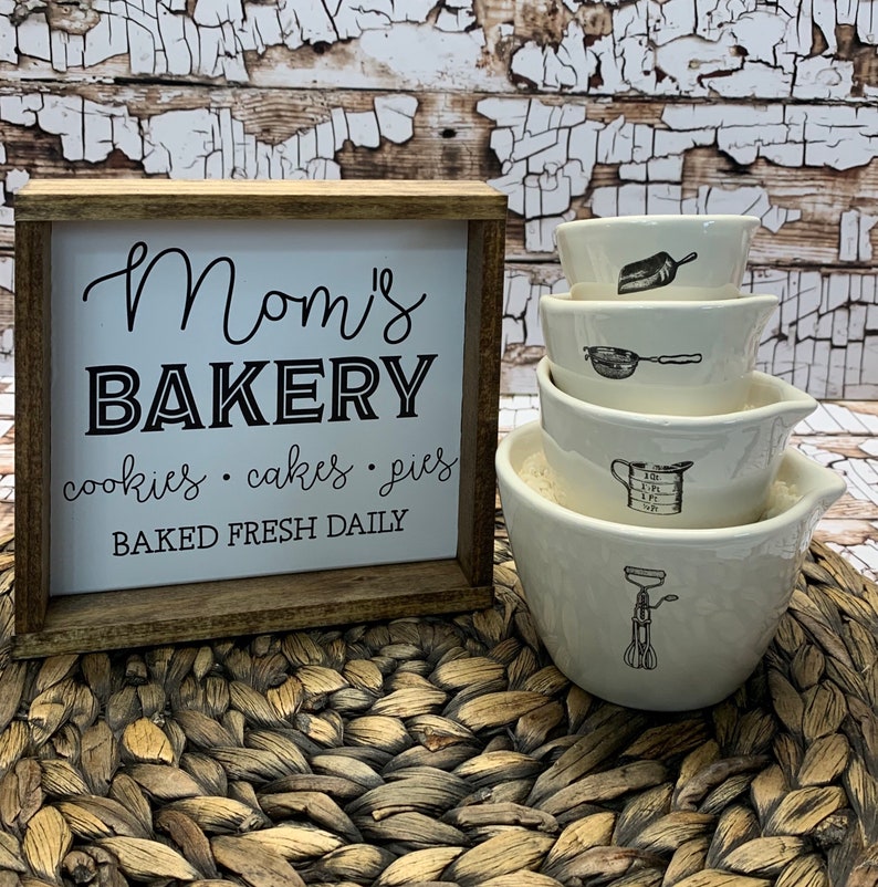 Moms Bakery Sign - Etsy