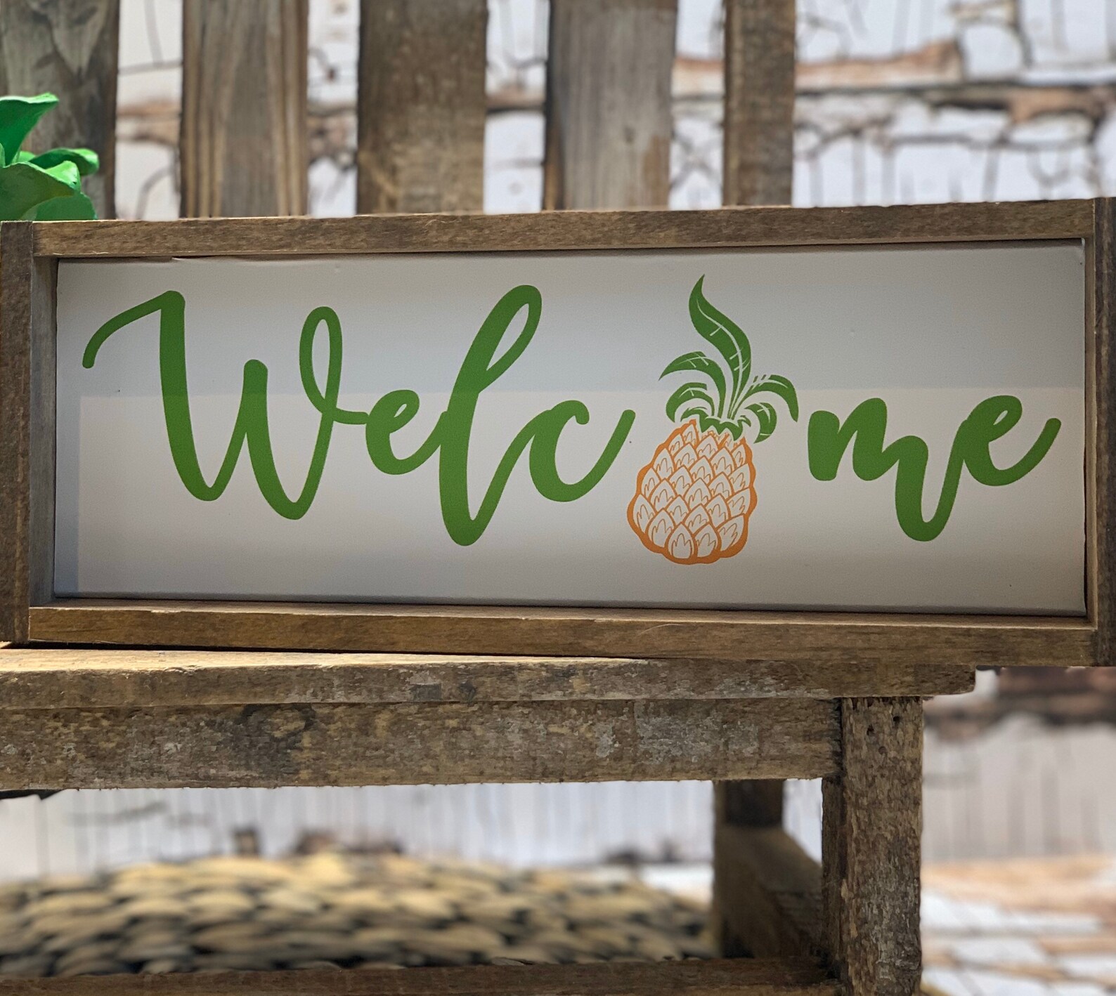 Pineapple Sign Etsy