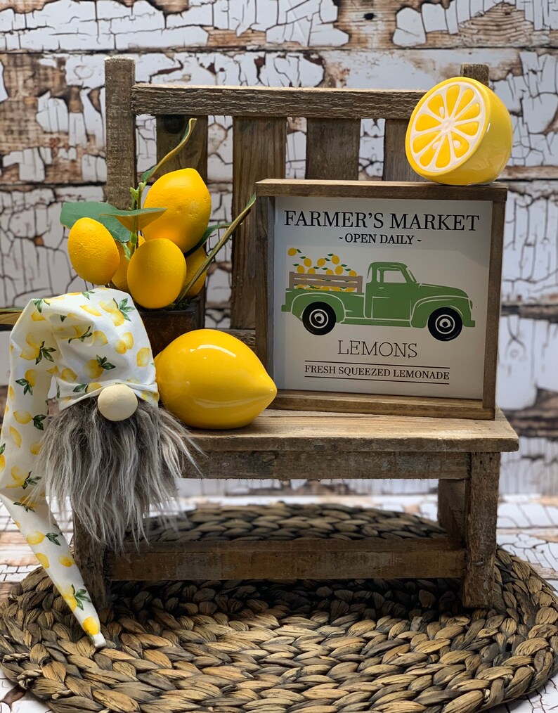 Farmers Market Lemon Sign Etsy
