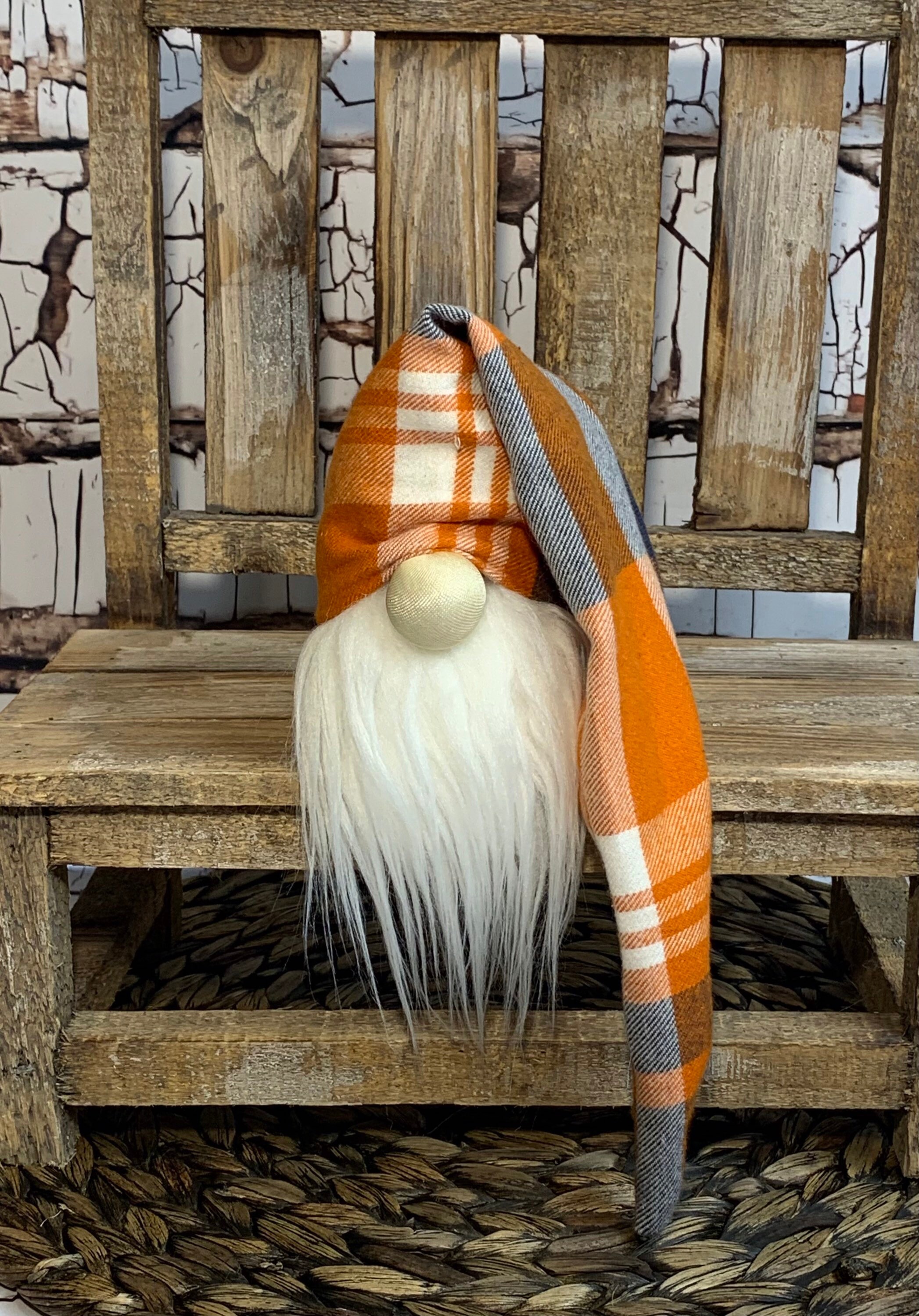 Fall Flannel Gnome Etsy