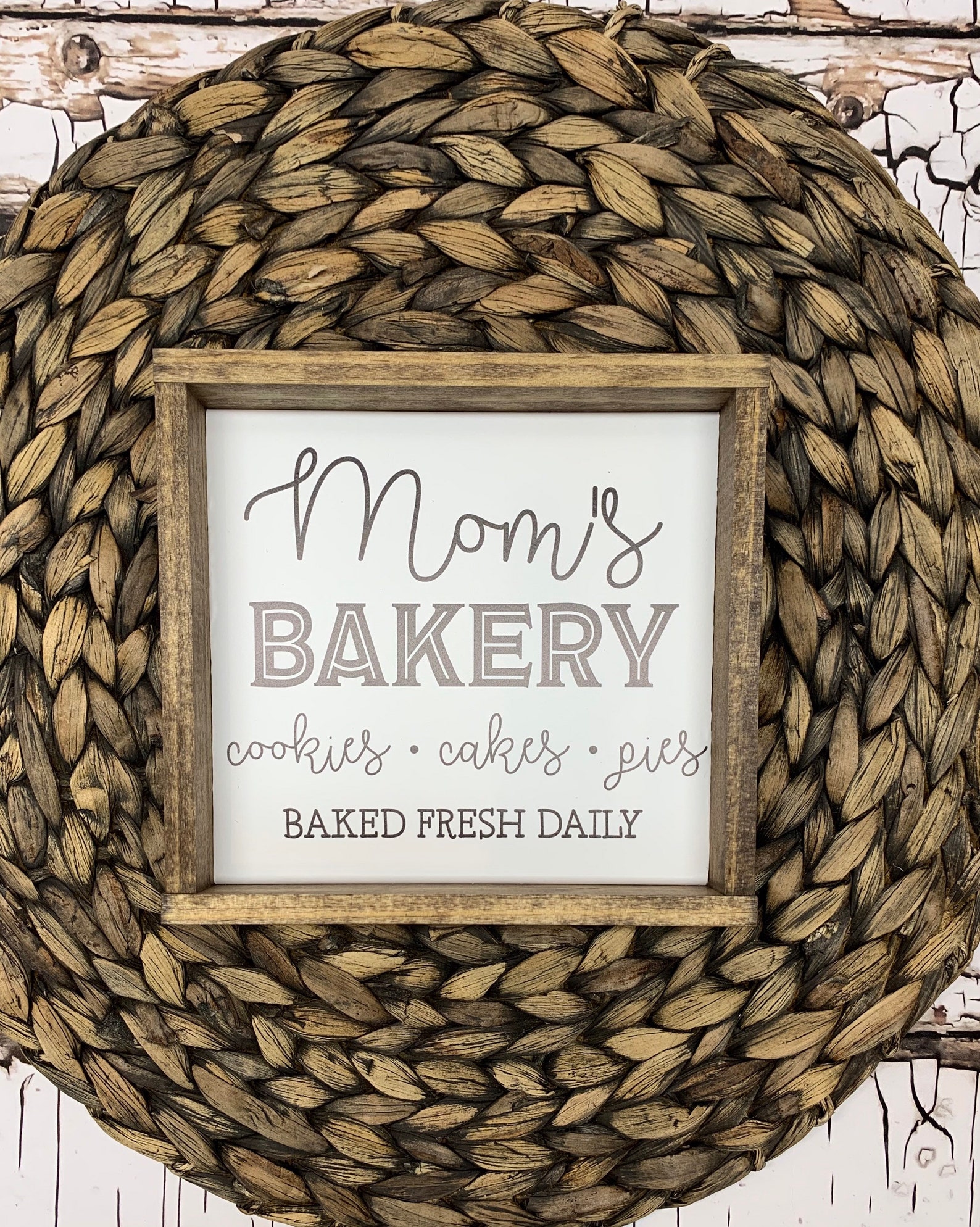 Moms Bakery Sign | Etsy