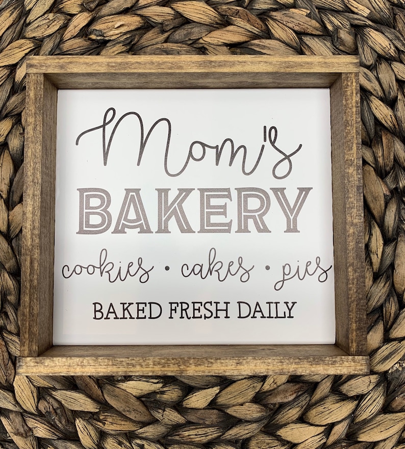 Moms Bakery Sign | Etsy
