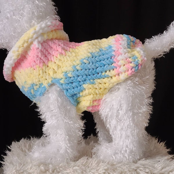 Knitted Dog Sweater Etsy