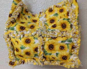 Sunflower Rag Purse