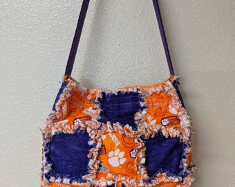 Handmade Clemson purse