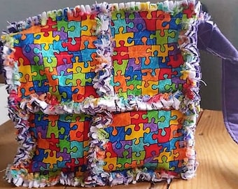 Autism Puzzle Purse