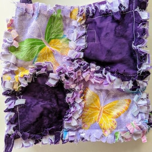 Purple Butterfly Purse