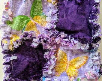 Purple Butterfly Purse